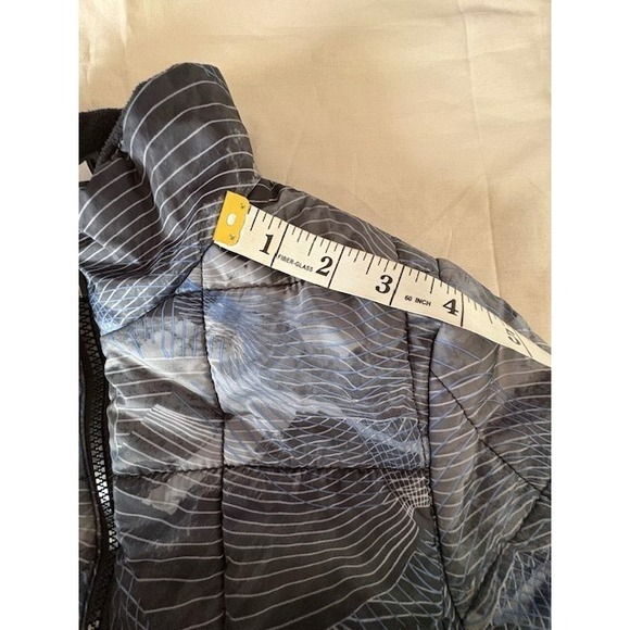 Gerry Boys Puffe Winter Jacket Sz S 7-8 Gray Blue Insulated Full Zip Coat Pocket - Picture 6 of 14
